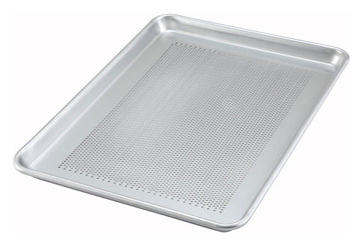13" x 18" Alu Sheet Pan, Perforated, 18 Gauge (12 Each)-cityfoodequipment.com
