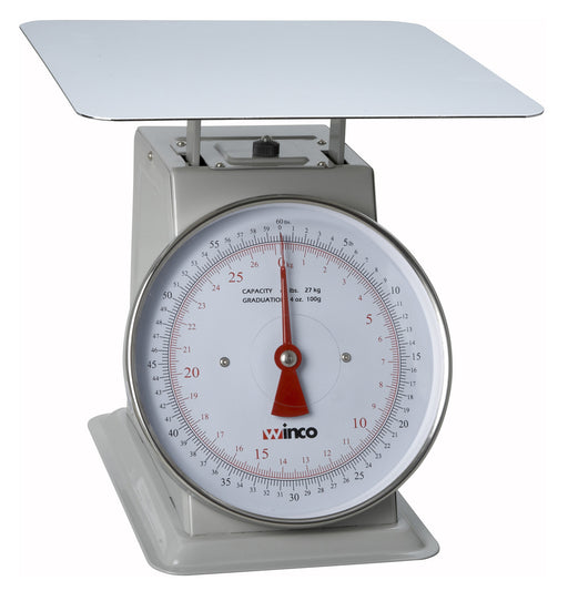 60Lbs Receiving Scale, 9" Dial (2 Each)-cityfoodequipment.com