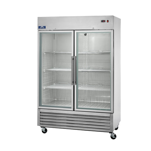 Refrigerator, reach-in, two-section, 54"W, 49.0 cu. ft. capacity, electronic the-cityfoodequipment.com