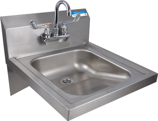 ADA S/S Hand Sink w/ Faucet, 2 Holes 14" x 16" x 5"-cityfoodequipment.com
