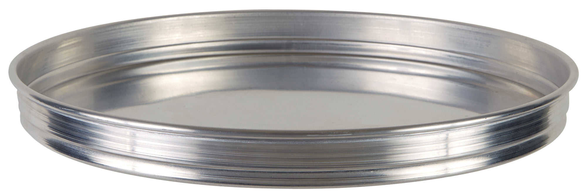 14" x 1.5" Stackable Alu. Pizza Pan (6 Each)-cityfoodequipment.com