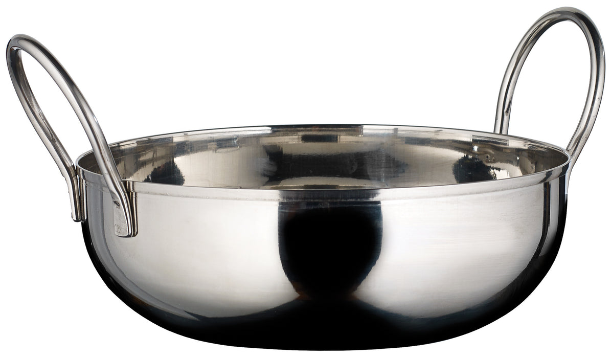 Kady Bowl with Welded Handles, S/S, 28 oz., 6" Dia., 1.5" H (6 Each)-cityfoodequipment.com