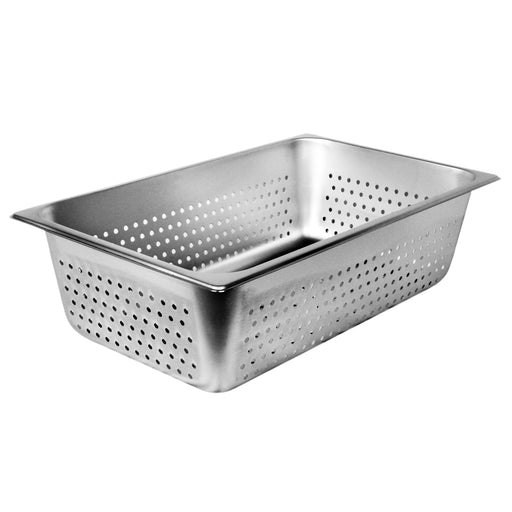 Thunder Group STPA3006PF Full Size Steam Pan - Perforated, Stainless - 6, (each)-cityfoodequipment.com