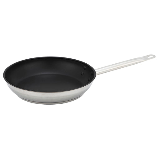8" S/S Fry Pan, Non-stick (6 Each)-cityfoodequipment.com