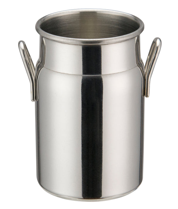 Mini Milk Can, 2"Dia x 3-1/8"H, Stainless Steel (12 Each)-cityfoodequipment.com