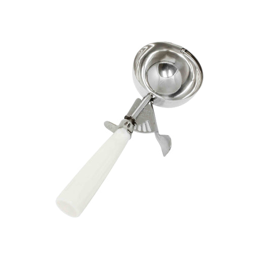 5 1/3 OZ ICE CREAM DISHER, WHITE LOT OF 1 (Ea)-cityfoodequipment.com