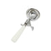 5 1/3 OZ ICE CREAM DISHER, WHITE LOT OF 1 (Ea)-cityfoodequipment.com