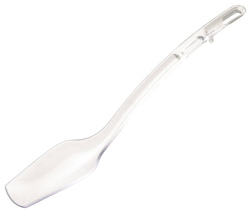 10" Buffet Spoon, 3/4oz, Clear, PC, Curve (12 Each)-cityfoodequipment.com