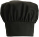 Chef Hat, 13", Velcro Closure, Black (24 Each)-cityfoodequipment.com