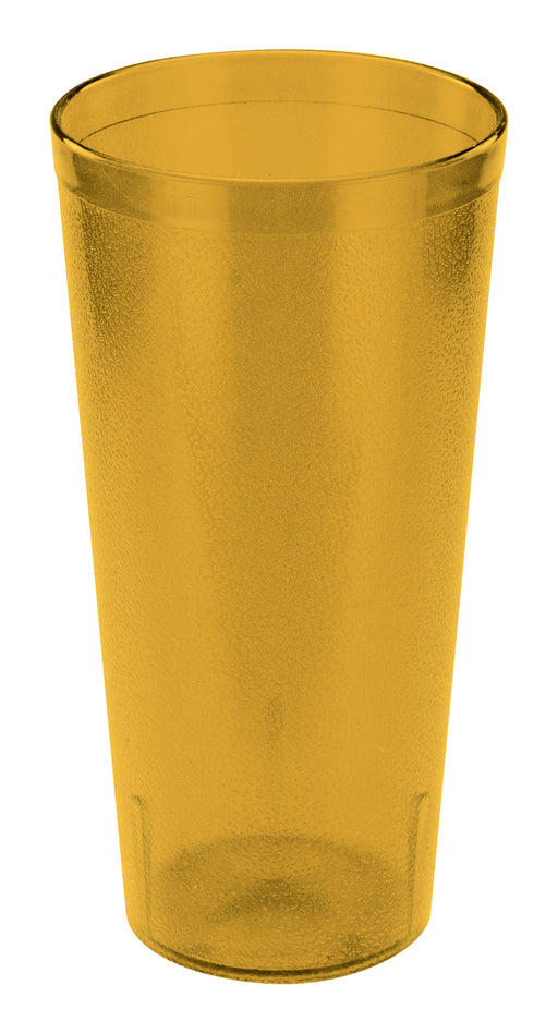 20oz Pebbled Tumblers, Amber (2 Dozen)-cityfoodequipment.com