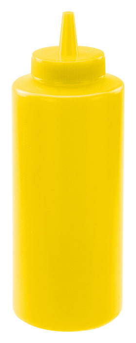 12oz Squeeze Bottles, Yellow, 6pcs/pk (12 Pack)-cityfoodequipment.com