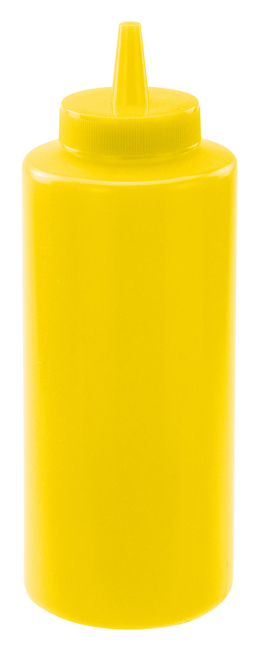 12oz Squeeze Bottles, Yellow, 6pcs/pk (12 Pack)-cityfoodequipment.com