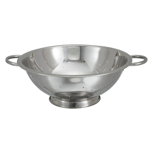 8qt Colander, 14" Dia Bowl, S/S (12 Each)-cityfoodequipment.com