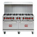 Iron Range Commercial Range, Natural Gas, 60"W, (10) 30,000 Btu Open Burners, Removable Cas-cityfoodequipment.com