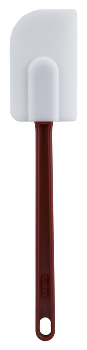 14" Silicone Scraper, Flat Blade, Heat Resistant (12 Each)-cityfoodequipment.com