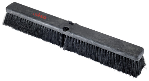 Floor Sweep Head (Only), 24"L Foam Block, Black Bristles, Fine/Medium Sweep (12 Each)-cityfoodequipment.com