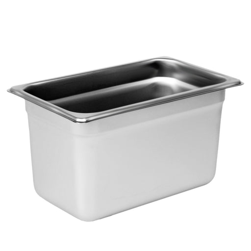 Thunder Group STPA3146 Quarter Size Steam Pan, Stainless - 12, (each)-cityfoodequipment.com