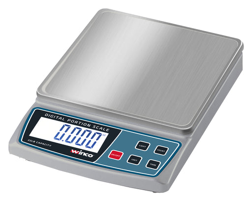 Portion Control Scale, Digital, 22 Lb, Batteries and AC Adaptor Included, NSF (3 Set)-cityfoodequipment.com