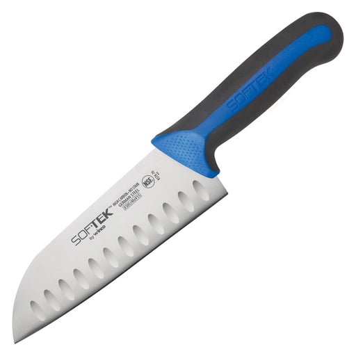 SofTek, 7" Santoku Knife, Soft Grip Handle (6 Each)-cityfoodequipment.com