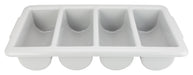 Cutlery Bin, 4 Compartment, PP (12 Each)-cityfoodequipment.com