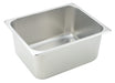 Straight-sided Steam Pan, Half-size, 6", 25 Ga S/S (6 Each)-cityfoodequipment.com