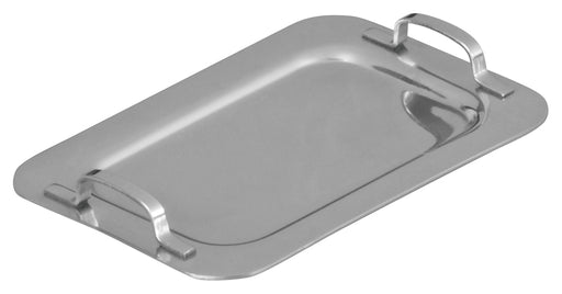 Mini Serving Platter with Handle, 6-5/8"L x 4-1/4"W, Stainless Steel (12 Each)-cityfoodequipment.com