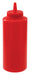 12oz Squeeze Bottles, Red, 6pcs/pk (12 Pack)-cityfoodequipment.com