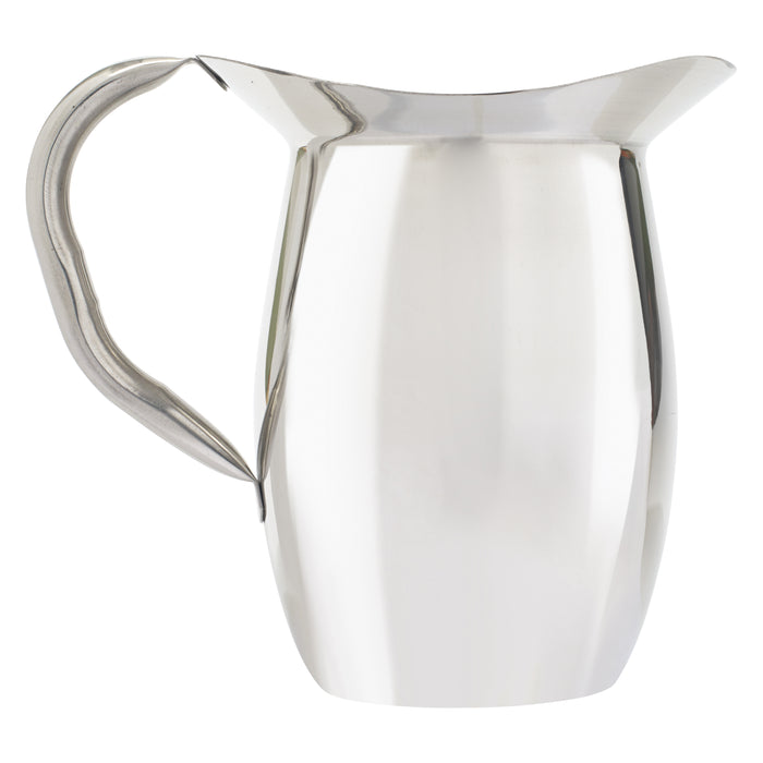 2qt Bell Pitcher w/Ice Catcher, S/S (12 Each)-cityfoodequipment.com