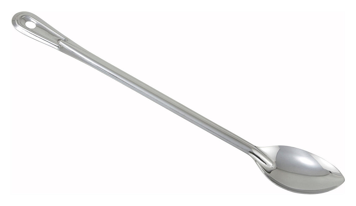 18" Solid Basting Spoon, 1.5mm, S/S (12 Each)-cityfoodequipment.com