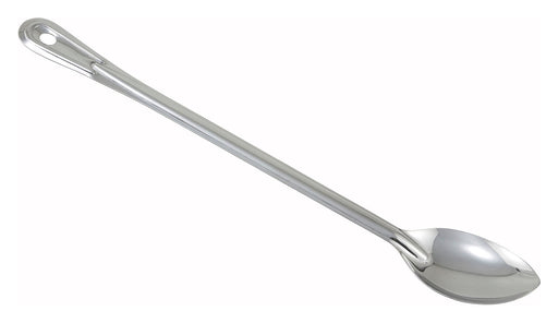 18" Solid Basting Spoon, 1.5mm, S/S (12 Each)-cityfoodequipment.com
