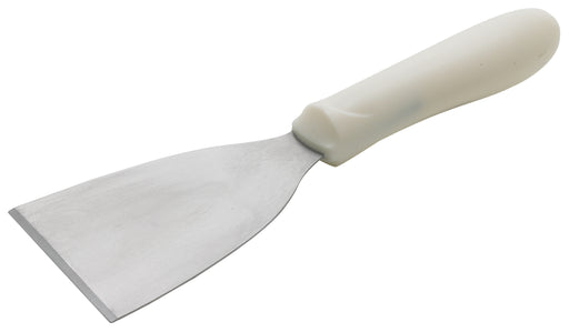 Scraper, White PP Hdl, 4-1/2" x 3-1/8" Blade (12 Each)-cityfoodequipment.com