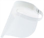 Face Shield, 13"x8-1/2", Anti-Splash, Anti-Fog, Elastic Headband, Plastic (25 Each)-cityfoodequipment.com