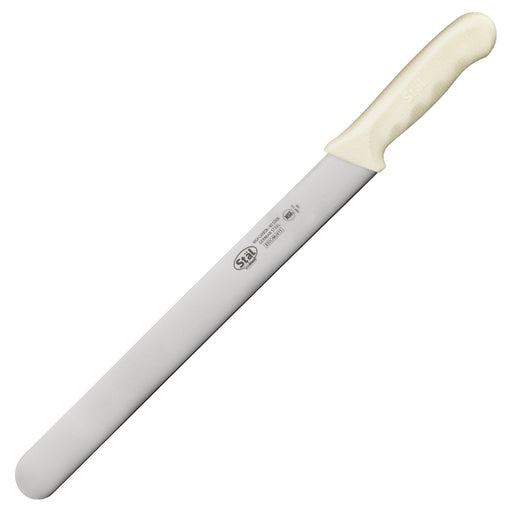 12" Roast Beef Slicer, White PP Hdl (6 Each)-cityfoodequipment.com