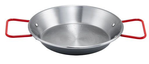 14-1/8" Paella Pan, Polished Carbon Steel (Spain) (5 Each)-cityfoodequipment.com