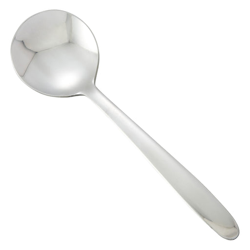 Flute Bouillon Spoon, 18/0 Heavyweight (50 Dozen)-cityfoodequipment.com