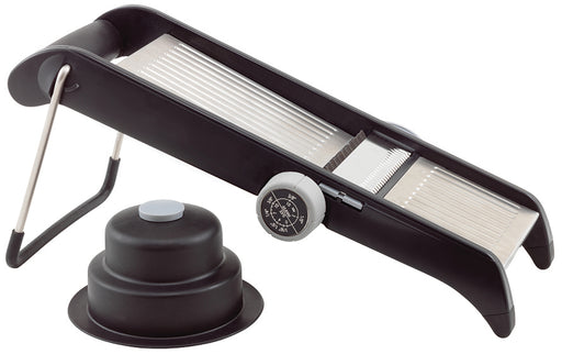 Mandoline Slice Set w/Plastic Handle Guard & Built-in Blades (4 Set)-cityfoodequipment.com