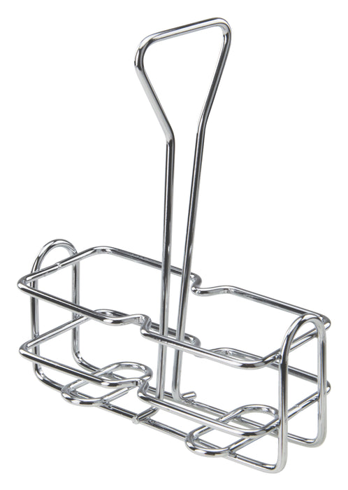 Chrome Plated Cruet Rack for 6oz Oil/Vinegar Bottles (12 Each)-cityfoodequipment.com
