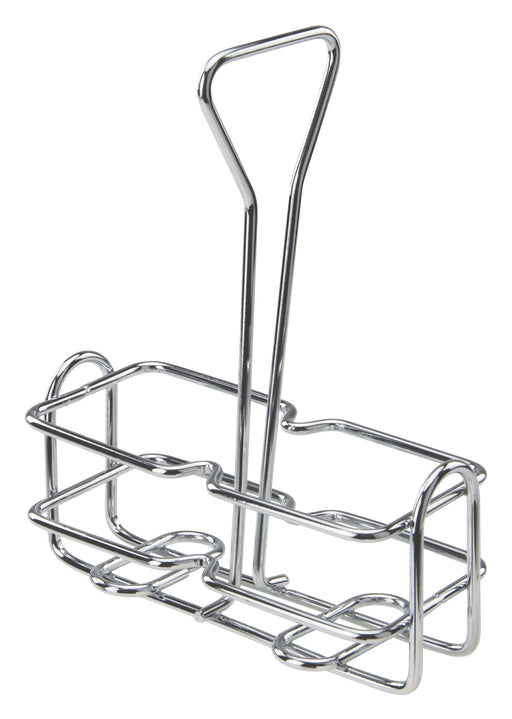 Chrome Plated Cruet Rack for 6oz Oil/Vinegar Bottles (12 Each)-cityfoodequipment.com