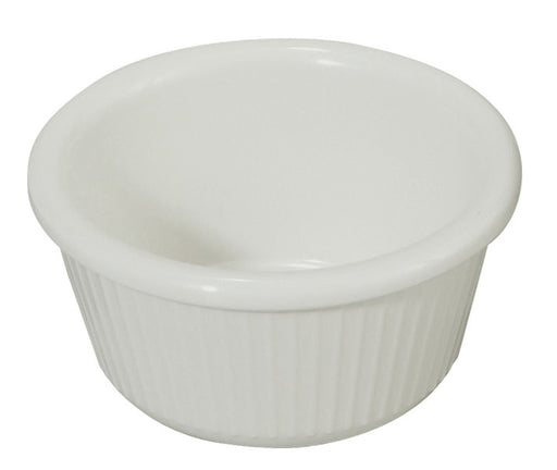 3oz Fluted Ramekins, White (8 Dozen)-cityfoodequipment.com