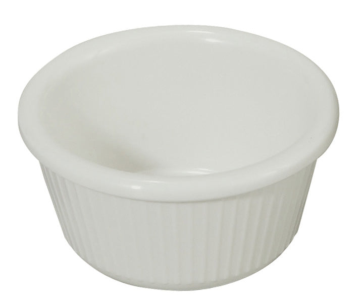 3oz Fluted Ramekins, White (8 Dozen)-cityfoodequipment.com