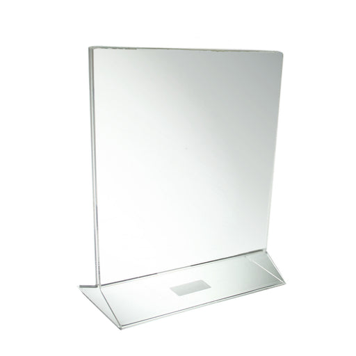 Thunder Group PLMH004 Tabletop Menu Card Holder - 8 1/2" x 11", Acrylic - 6, (each)-cityfoodequipment.com
