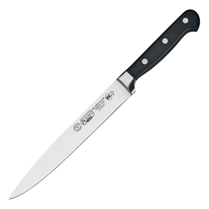 8" Slicer, Triple Riveted, Full Tang Forged Blade (6 Each)-cityfoodequipment.com