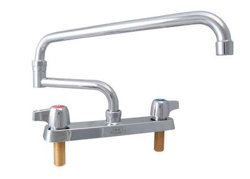 Workforce Standard Duty Faucet with 18" Double-Jointed Swing Spout-cityfoodequipment.com