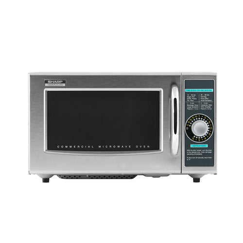 Microwave Oven, Medium Duty, 1000 Watts, 1.0 Cu. Ft. Capacity, Stainless Steel D-cityfoodequipment.com