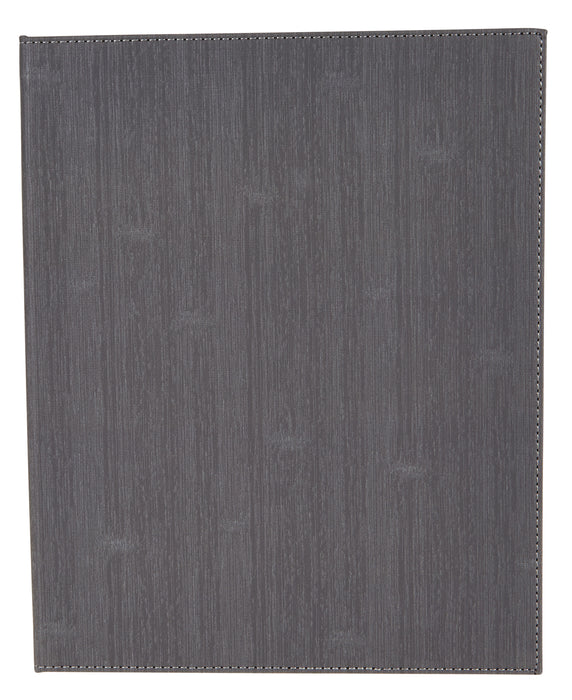 Single View Menu Cover For 8-1/2 X 14" Inserts, Grey (10 Each)-cityfoodequipment.com