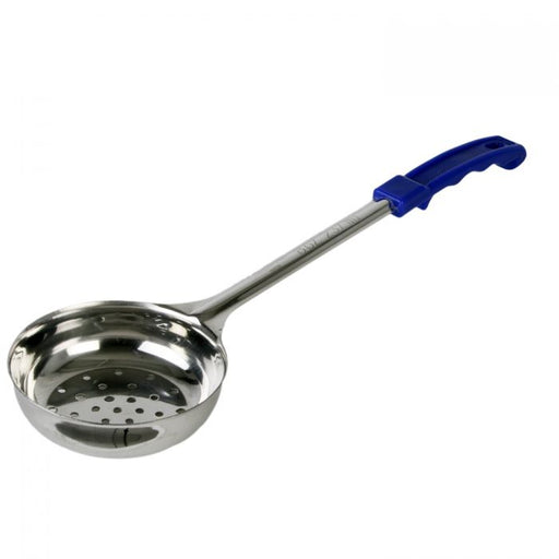 Thunder Group SLLD108PA 8 oz Perforated Portion Spoon w/ Stainless Bowl, Blue - 12, (each)-cityfoodequipment.com