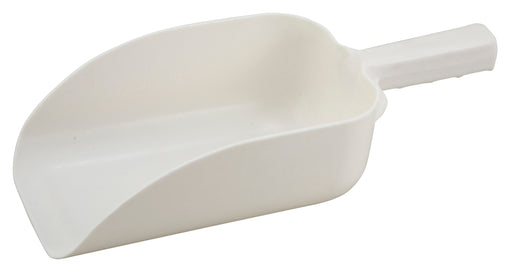64oz Plastic Scoop, White (12 Each)-cityfoodequipment.com