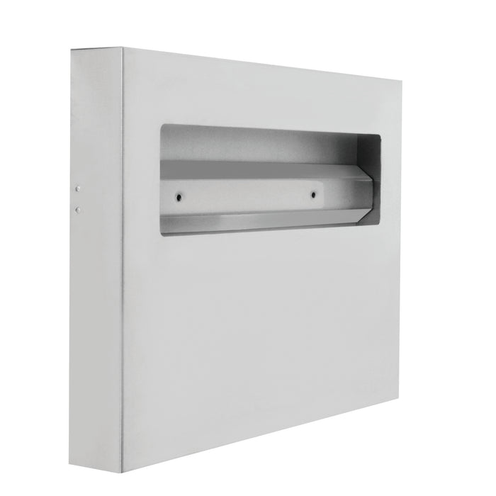 TOILET SEAT COVER DISPENSER, 18/8 STAINLESS STEEL, 500 SHEETS  LOT OF 1 (Ea)-cityfoodequipment.com