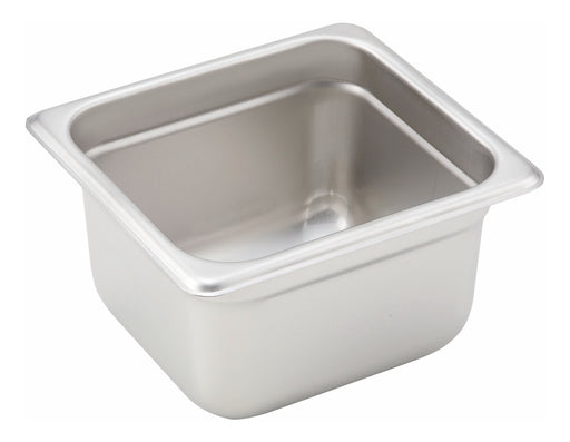 Anti-jam Steam Pan, 1/6 Size, 4", 22 Ga S/S (12 Each)-cityfoodequipment.com