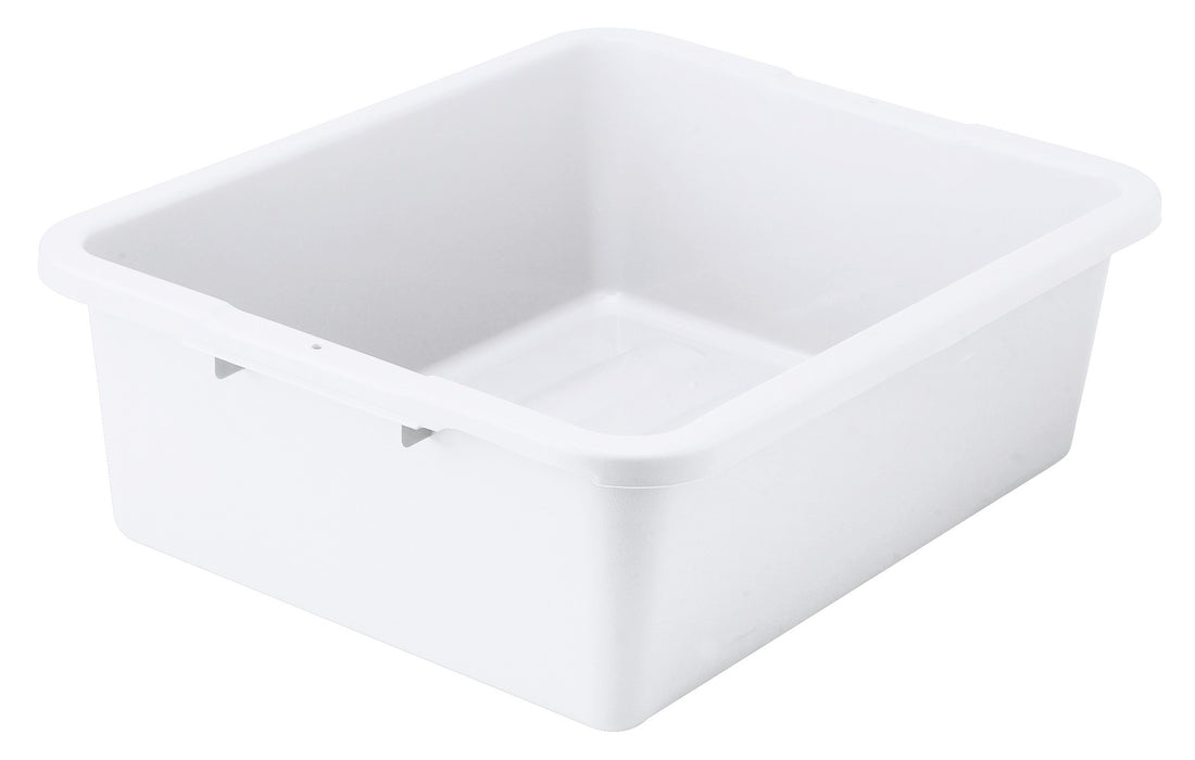 7" Dish Box, Heavy-duty, White (6 Each)-cityfoodequipment.com